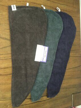 x3 Turbie Twist Super Absorbent Microfiber Hair Towel Less Frizz Less Breakage